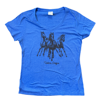 Load image into Gallery viewer, Sisters Three Horses V-Neck