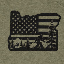 Load image into Gallery viewer, Oregon Bigfoot Flag Kids-T