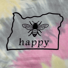 Load image into Gallery viewer, Bee Happy Tie Dye Hood
