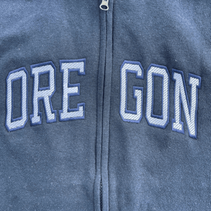 Oregon Embroidered Zip-Up Hoodie - Your Store