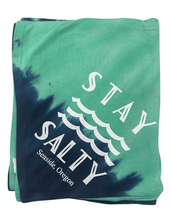 Load image into Gallery viewer, Stay Salty Tie Dye Blanket
