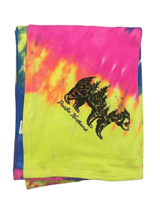 Bear Tie Dye Blanket - Your Store