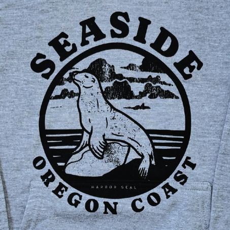 Seaside Seal Kids Hoodie