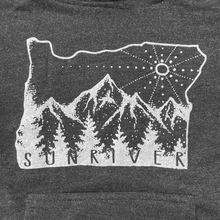 Load image into Gallery viewer, Sunriver Oregon Map Kids Hoodie - Your Store
