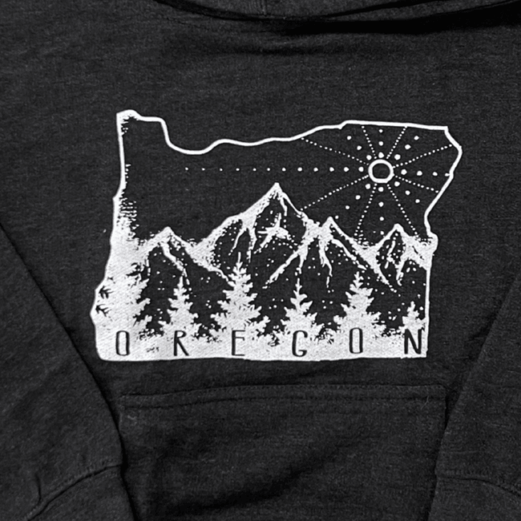 Oregon Map Kids Hoodie - Your Store