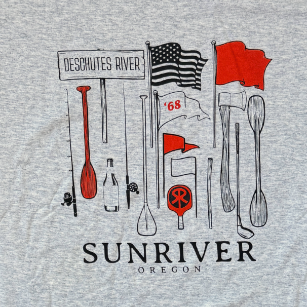 Sunriver Flag and Paddles