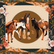 Load image into Gallery viewer, Wild Rag featuring 3 Sisters horses
