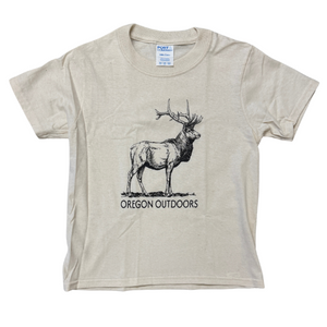 Oregon Outdoors Elk Kids-Tee