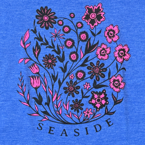 Seaside Wildflowers V-Neck