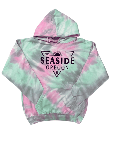 Seaside Triangle Tie Dye Hood - Your Store