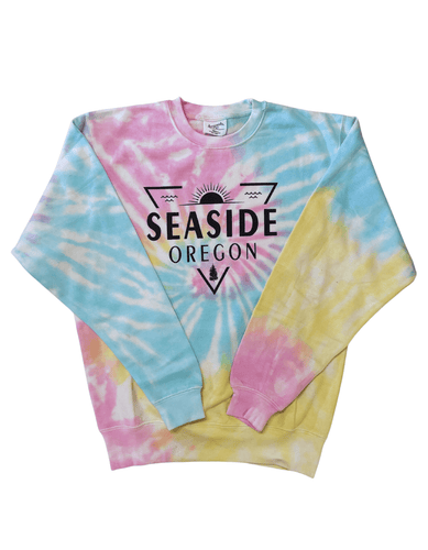 Seaside Triangle Tie Dye Crew - Your Store