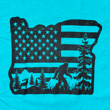 Load image into Gallery viewer, Oregon Bigfoot Flag Kids-T
