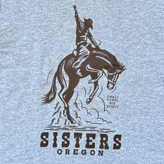 Sisters Bucking Horse Kids-T
