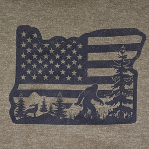 Oregon Bigfoot Flag