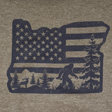 Oregon Bigfoot Flag