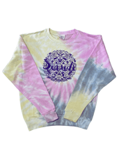 Load image into Gallery viewer, Seaside Floral Tie Dye Crew - Your Store

