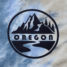 Load image into Gallery viewer, Oregon Mountain Circle Tie Dye Hood - Your Store
