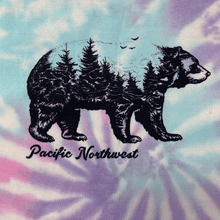 Load image into Gallery viewer, Bear Tie Dye Crew
