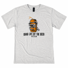 Load image into Gallery viewer, Grab Life By The Beer T-Shirt
