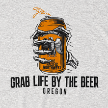 Load image into Gallery viewer, Grab Life By The Beer T-Shirt
