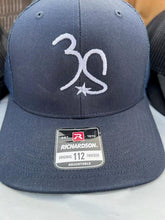 Load image into Gallery viewer, 3S - logo embroidered on mesh snap back hat
