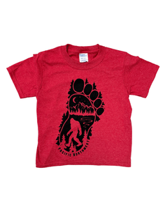 Sasquatch footprint Kids-T - Your Store
