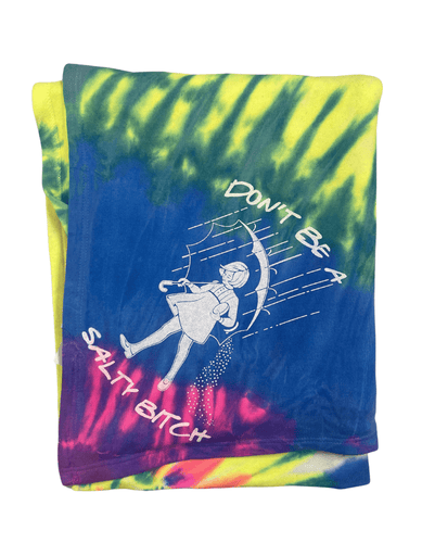 Don't be a Salty B***h Tie Dye Blanket - Your Store