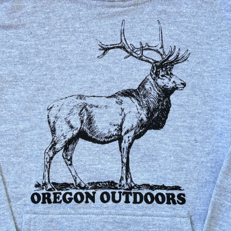 Oregon Outdoors Elk Kids Hoodie