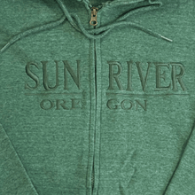 Load image into Gallery viewer, Sunriver Embroidered Zip-Up Hoodie - Your Store
