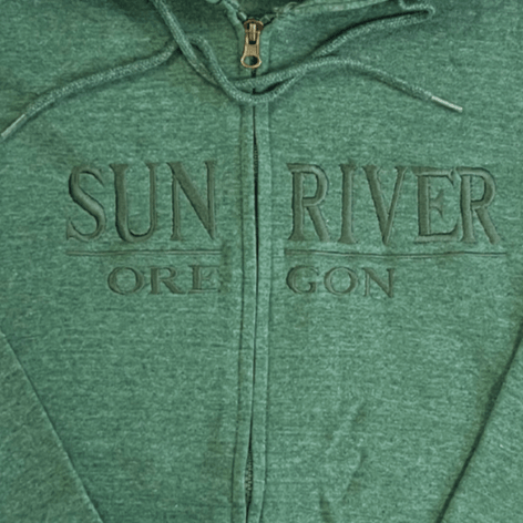 Sunriver Embroidered Zip-Up Hoodie - Your Store